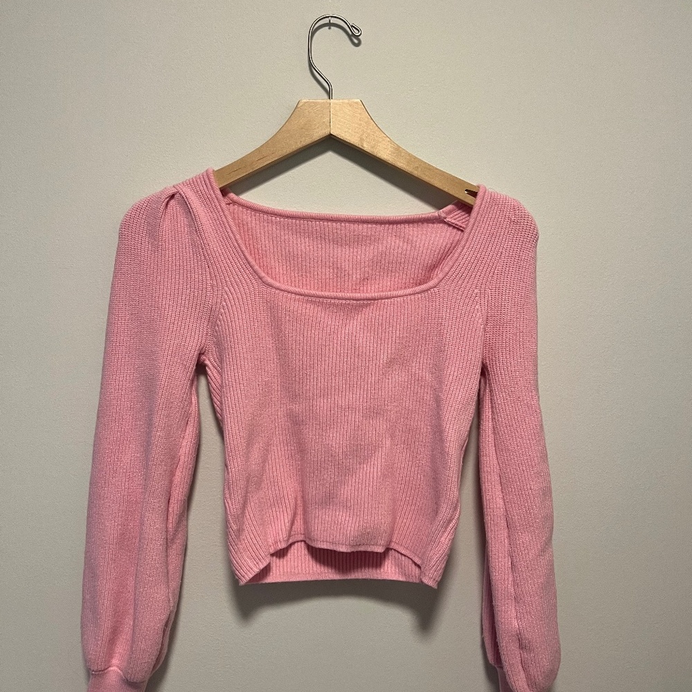 Pink Crop Top